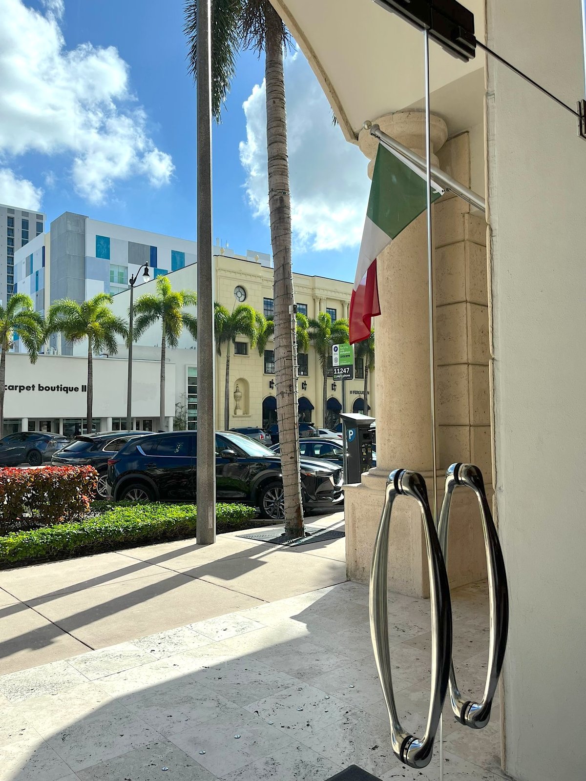 Italian Consulate Entryway in Miami, Florida USA